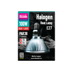 Lampe chauffante Arcadia 100W Halogene reptile terrarium