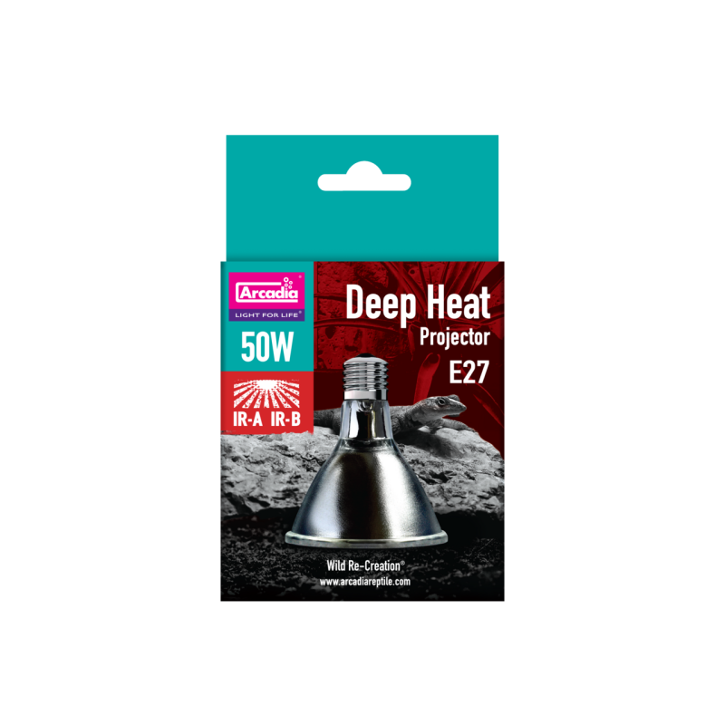Chauffage terrarium Arcadia Deep Heat Projector 50 Watt