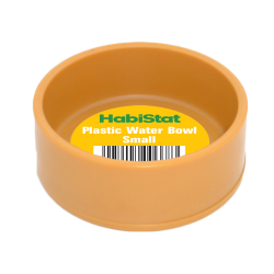 Bol à eau rond en plastique reptile 7 x 7 x 2.5cm