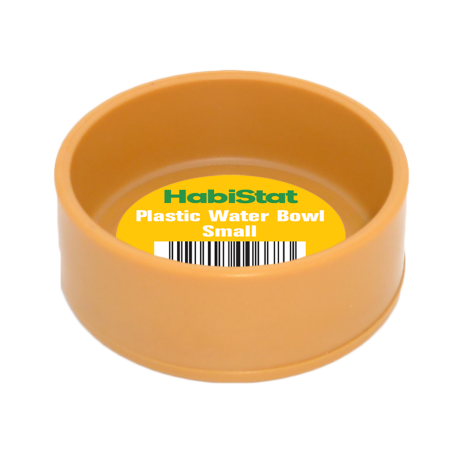 Bol à eau rond en plastique reptile 7 x 7 x 2.5cm