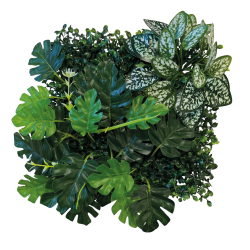 Plaque fond végétal terrarium 25x25 pour reptiles