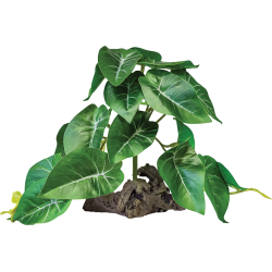 Repto Plante sur déco éléphant verte 20x13x20cm