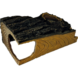 Cachette tronc reptile half tree 29x19x12cm