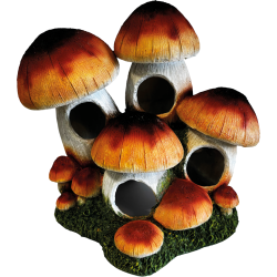 Décoration terrarium mushroom hotel  21x17x19cm