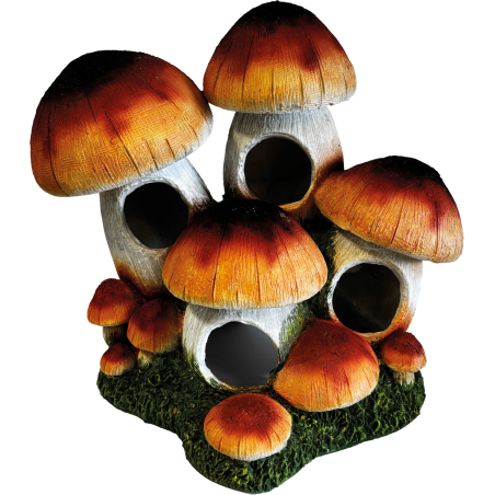 Décoration terrarium mushroom hotel  21x17x19cm