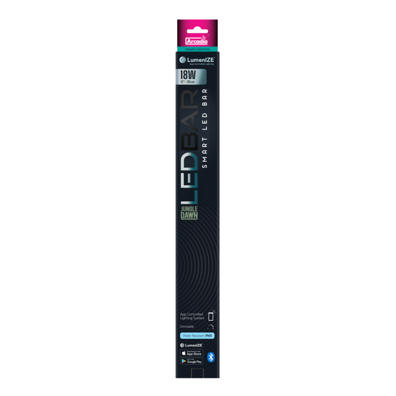 Rampe LED terrarium tropical 290 mm contrôlable application