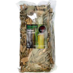 Feuilles de bambou 5 L litière terrarium tropical clair